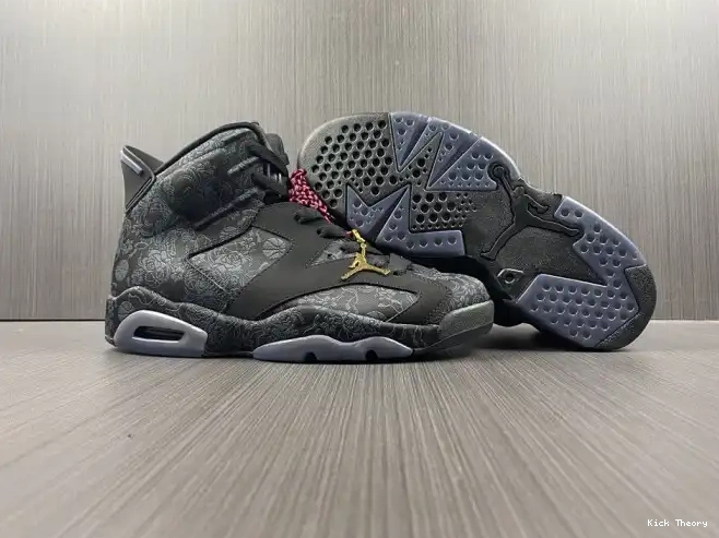 Kick Theory DB9818-001 Retro Triple Black 6 Jordan SD (W) 0608